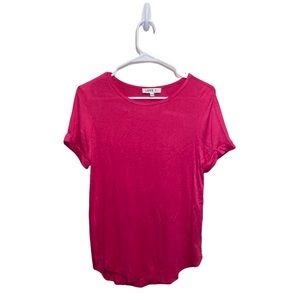 [Love J] Pink Silky T-Shirt